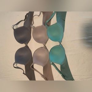 3 Pack Victorea Secret Push-up Bra